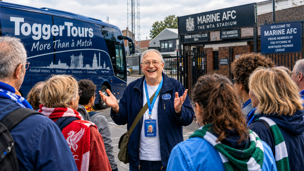 ToggerTours guests at a live community football match